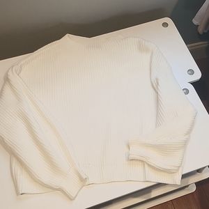 Shein White as Snow Cozy Sweater